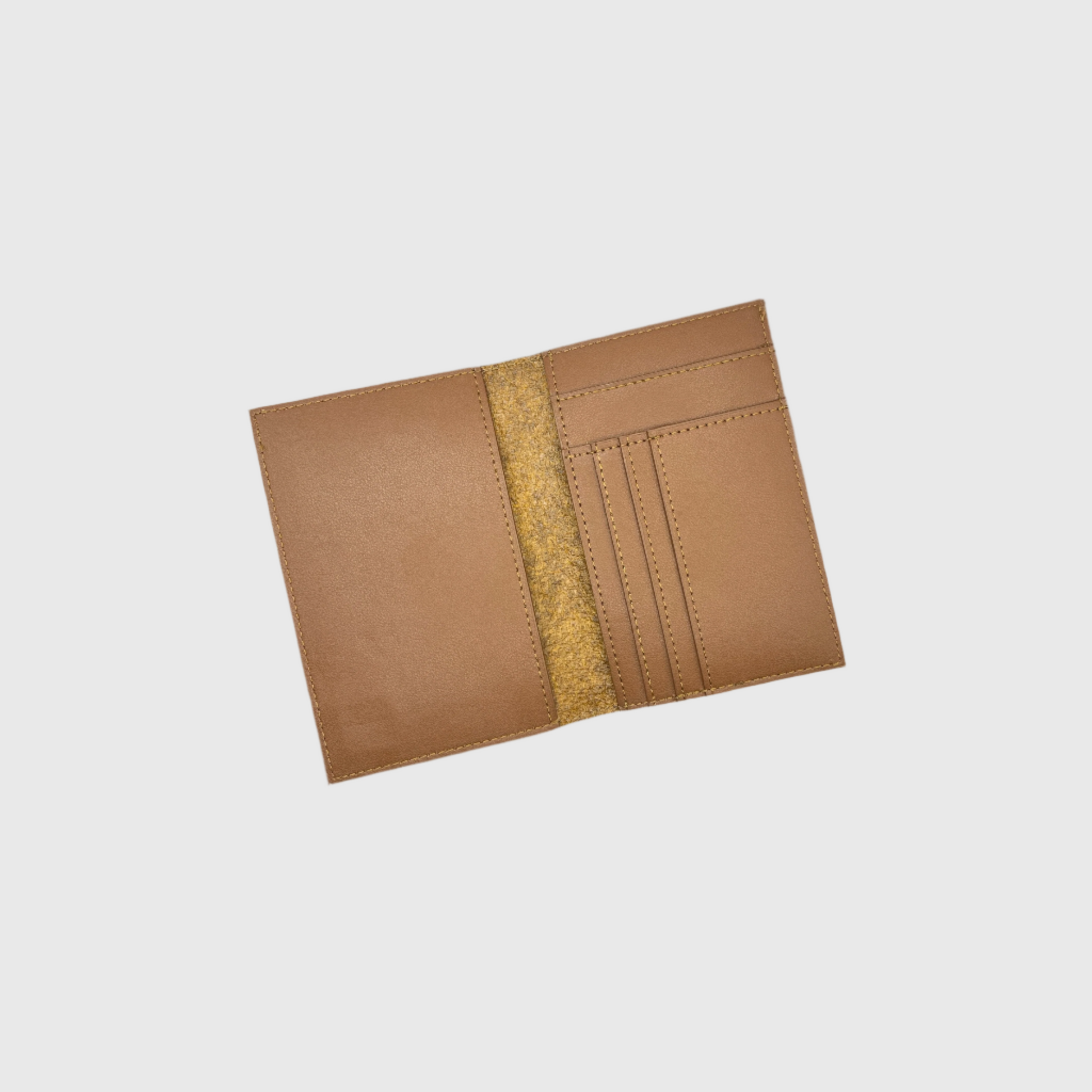 Passport holder cutch brown