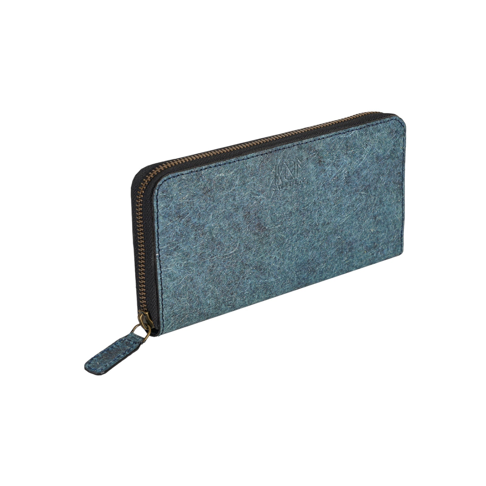 Dark Indigo long vegan wallet