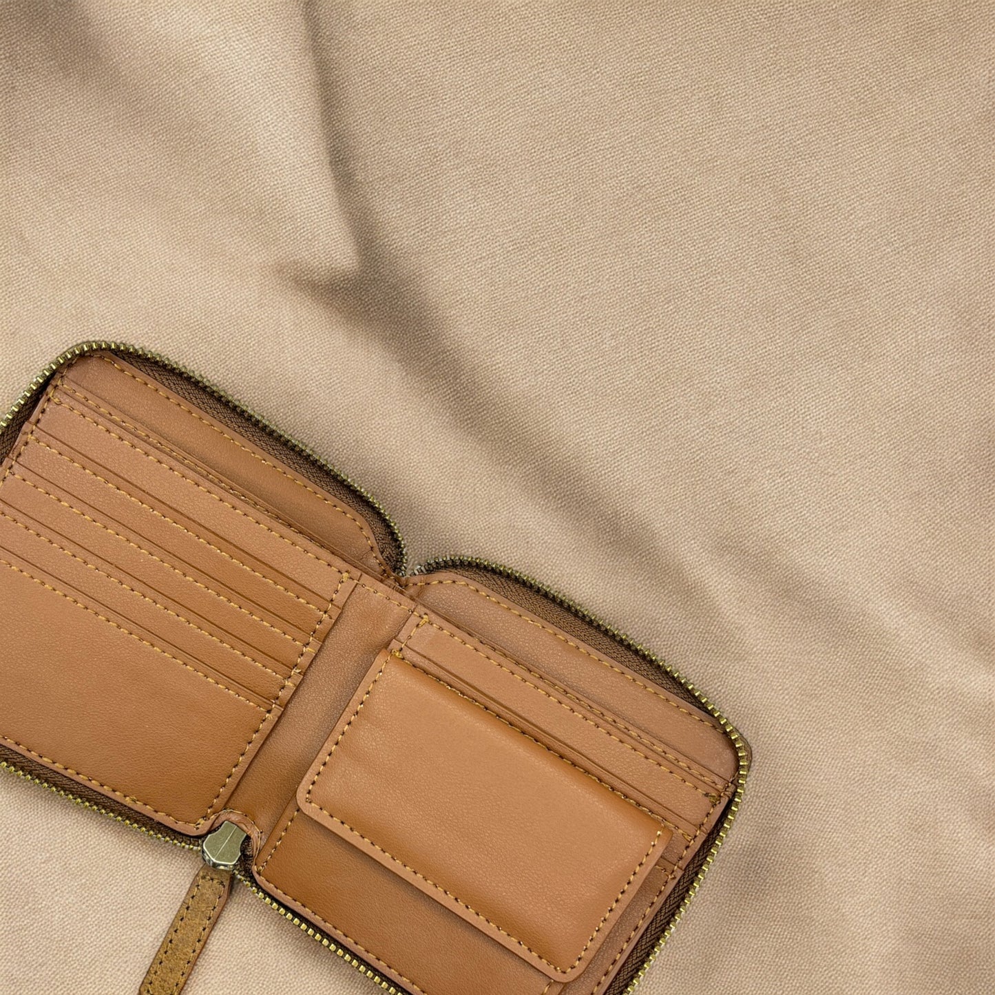 Cutch Brown Women Zip Wallet