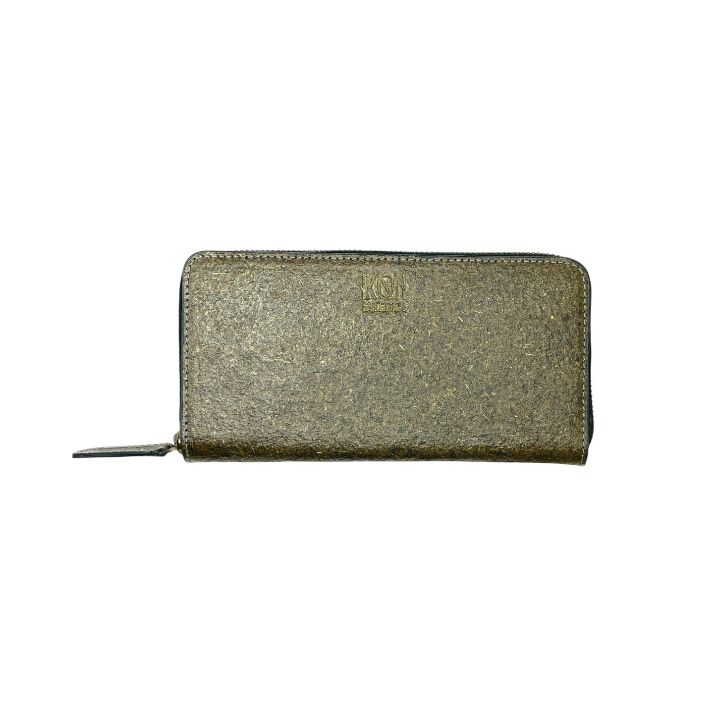 Ash Gray long vegan wallet