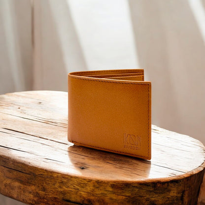 Vegan Men Wallet Brown